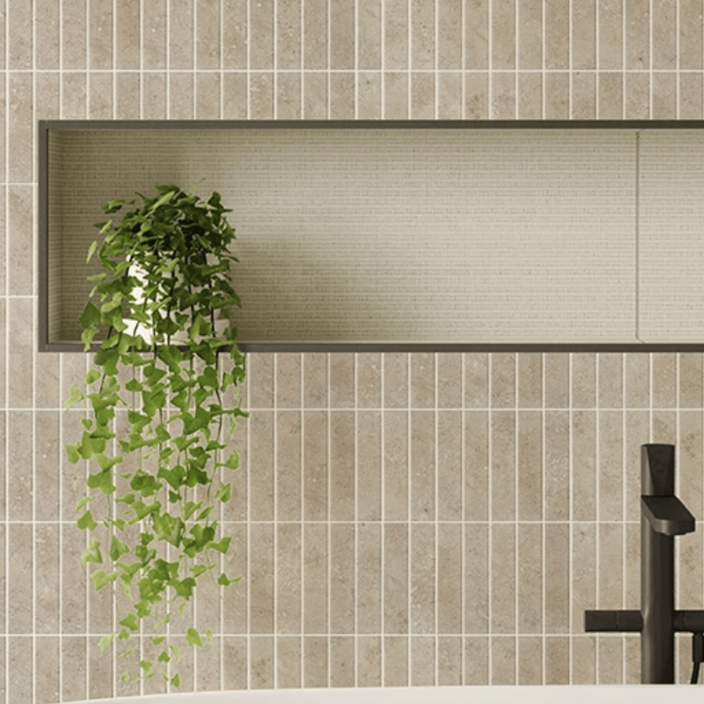 โมเสคเซรามิค TIMELESS TILES รุ่น RAWRY 28.4X29.6 ซม. สีเบจ PERFECT BEIGE สไตล์ลอฟต์